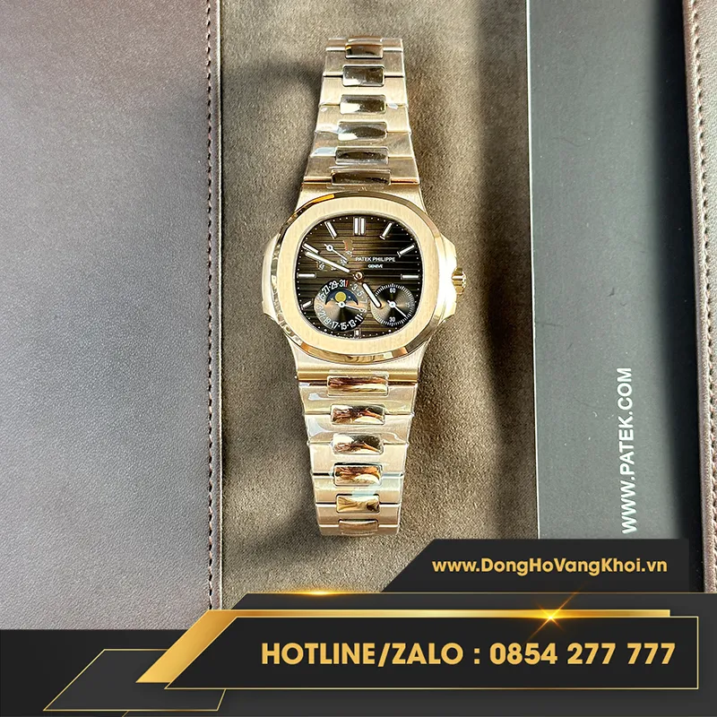 Patek Philippe Nautilus 5712– máy cal240 size 40mm GR Factory