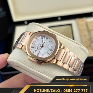 Đồng hồ Patek Philippe Nautilus 7010 fake rose gold